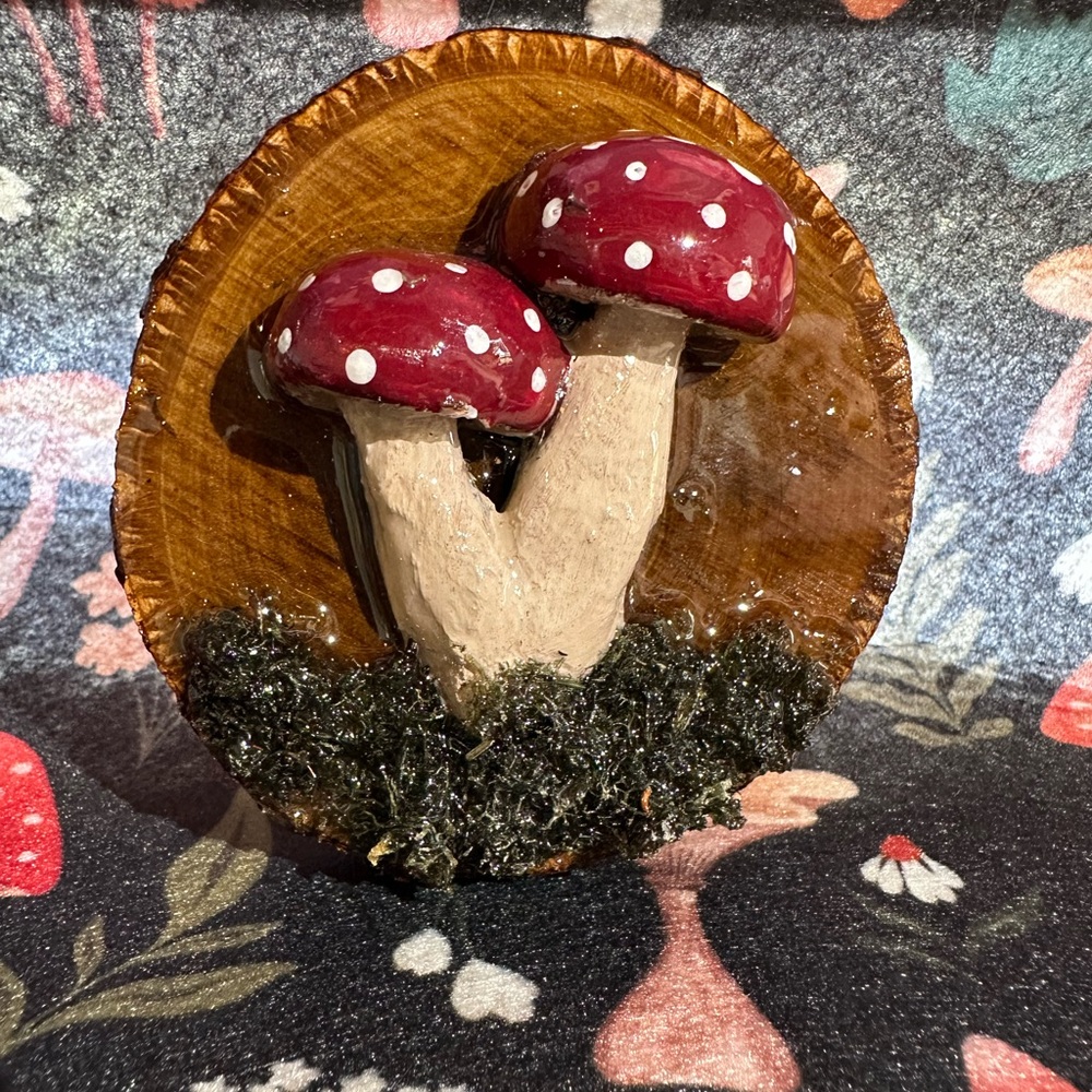 Mushroom  Art Decor Magnet